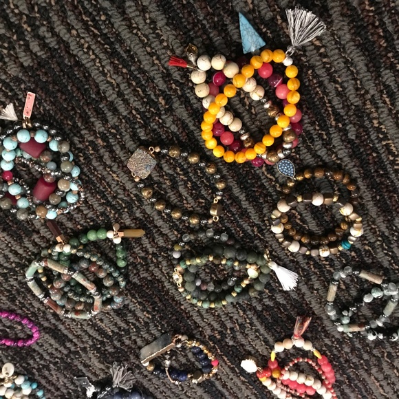 Stone and Bead Bracelets - Picture 5 of 8